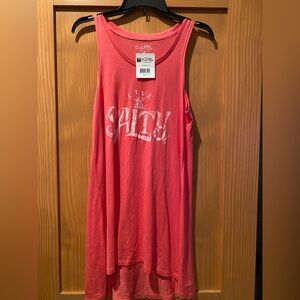 Salt Life Women's Salmon Live Salty Dress/Swim Coverup NWT Size S